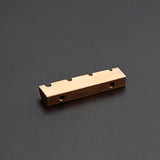 Maxbell Brass Slotted Nut Pre Slotted Nut Professional for Replacement Accessory DIY 4 strings