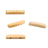 Maxbell Brass Slotted Nut Pre Slotted Nut Professional for Replacement Accessory DIY 6 strings