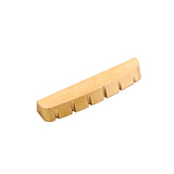 Maxbell Brass Slotted Nut Pre Slotted Nut Professional for Replacement Accessory DIY 6 strings