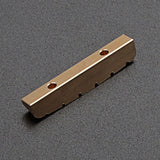 Maxbell Brass Slotted Nut Pre Slotted Nut Professional for Replacement Accessory DIY 6 strings