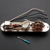 Maxbell Loaded Control Plate W/ Wiring Harness Switch Knobs for J Bass Telecaster