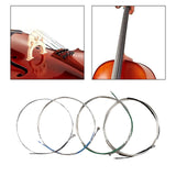 Maxbell 1 Set Cello Strings Metal Durable DIY Supplies for Beginners Enthusiasts