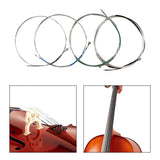 Maxbell 1 Set Cello Strings Metal Durable DIY Supplies for Beginners Enthusiasts