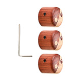 Maxbell Volume Timbre Knobs Wooden Bass Replacement Durable for Outdoor Daily Use B