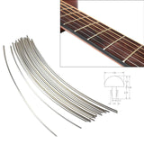 Maxbell 20x Guitar Fret Wires Guitar Parts for Acoustic Guitar Banjo Accessories 2.4mm