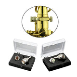 Maxbell 2 Pieces Sax Neck Tightening Screws Improve Voice for Professional Players 4mm