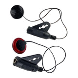 Maxbell Piezo Contact Microphone Pickup Instrument Pickups for Ukulele Black
