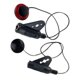 Maxbell Piezo Contact Microphone Pickup Instrument Pickups for Ukulele Black