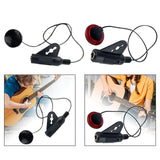 Maxbell Piezo Contact Microphone Pickup Instrument Pickups for Ukulele Black