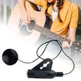 Maxbell Piezo Contact Microphone Pickup Instrument Pickups for Ukulele Black