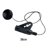 Maxbell Piezo Contact Microphone Pickup Instrument Pickups for Ukulele Black