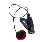 Maxbell Piezo Contact Microphone Pickup Instrument Pickups for Ukulele Red