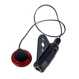 Maxbell Piezo Contact Microphone Pickup Instrument Pickups for Ukulele Red
