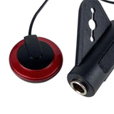 Maxbell Piezo Contact Microphone Pickup Instrument Pickups for Ukulele Red