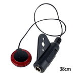 Maxbell Piezo Contact Microphone Pickup Instrument Pickups for Ukulele Red