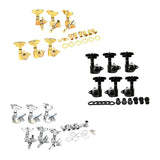 Maxbell Guitar String Tuning Pegs 3 Left 3 Right Headstocks Durable Accessory Golden