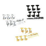 Maxbell Guitar String Tuning Pegs 3 Left 3 Right Headstocks Durable Accessory Golden