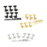 Maxbell Guitar String Tuning Pegs 3 Left 3 Right Headstocks Durable Accessory Golden