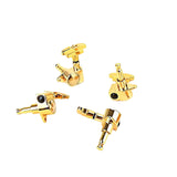 Maxbell Guitar String Tuning Pegs 3 Left 3 Right Headstocks Durable Accessory Golden