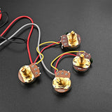Maxbell Professional Guitar Potentiometer Prewired Guitar Wiring Harness for Replace