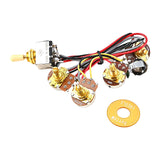 Maxbell Professional Guitar Potentiometer Prewired Guitar Wiring Harness for Replace