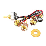 Maxbell Professional Guitar Potentiometer Prewired Guitar Wiring Harness for Replace