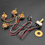 Maxbell Professional Guitar Potentiometer Prewired Guitar Wiring Harness for Replace