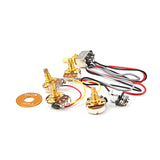 Maxbell Professional Guitar Potentiometer Prewired Guitar Wiring Harness for Replace