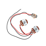 Maxbell Guitar Potentiometer Durable Complete Circuit Wiring for Bass Replacement