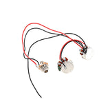 Maxbell Guitar Potentiometer Durable Complete Circuit Wiring for Bass Replacement