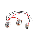 Maxbell Guitar Potentiometer Durable Complete Circuit Wiring for Bass Replacement
