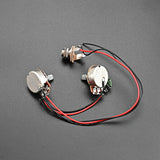 Maxbell Guitar Potentiometer Durable Complete Circuit Wiring for Bass Replacement