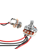 Maxbell Guitar Potentiometer Durable Complete Circuit Wiring for Bass Replacement