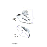 Maxbell Vintage Mandolin Tailpiece 8 String Guitar DIY Project for Electric Parts