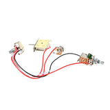 Maxbell Guitar Push Pull Switch Wiring Harness Potentiometer Prewired for Instrument