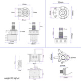 Maxbell Guitar Push Pull Switch Wiring Harness Potentiometer Prewired for Instrument