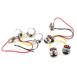 Maxbell Electric A250K+B250K Potentiometer Prewired for Electric Guitar Accessory