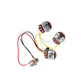 Maxbell Electric A250K+B250K Potentiometer Prewired for Electric Guitar Accessory