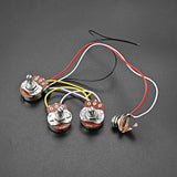 Maxbell Electric A250K+B250K Potentiometer Prewired for Electric Guitar Accessory