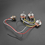 Maxbell Electric A250K+B250K Potentiometer Prewired for Electric Guitar Accessory