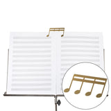 Maxbell Sheet Music Clips Sheet Music Folders for Guitar Note Paper Books Piano Aureate