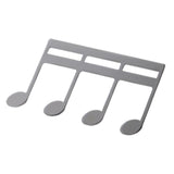 Maxbell Sheet Music Clips Sheet Music Folders for Guitar Note Paper Books Piano Argent