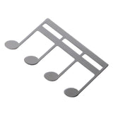Maxbell Sheet Music Clips Sheet Music Folders for Guitar Note Paper Books Piano Argent