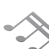 Maxbell Sheet Music Clips Sheet Music Folders for Guitar Note Paper Books Piano Argent