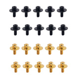 Maxbell Drum Lug Screws Drum Set Lightweight for Parts Replacement Accessories black