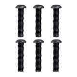 Maxbell Iron Guitar Bridge Saddles Screws Durable for Electric Guitar Bridge Parts Black