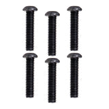 Maxbell Iron Guitar Bridge Saddles Screws Durable for Electric Guitar Bridge Parts Black