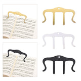 Maxbell Metal Musical Book Holder for Pianos Cookbook Reading Sheet Music Stands Black