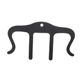 Maxbell Metal Musical Book Holder for Pianos Cookbook Reading Sheet Music Stands Black