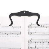 Maxbell Metal Musical Book Holder for Pianos Cookbook Reading Sheet Music Stands Black